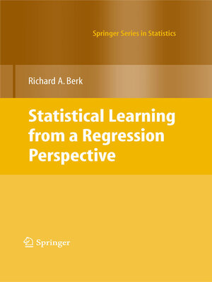 cover image of Statistical Learning from a Regression Perspective